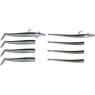Savage Gear Mini Sandeel Kit Sandeel 10pcs (2x4pcs + 2xpig) - Rubber Bait
