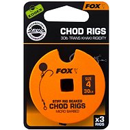 FOX Standard Chod Rigs Barbed Size 4 30lb 3pcs - Rig
