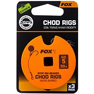 FOX Standard Chod Rigs Barbed Size 5 30lb 3pcs - Rig