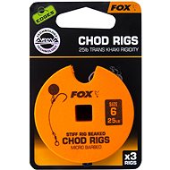 FOX Standard Chod Rigs Barbed Size 6 25lb 3pcs - Rig