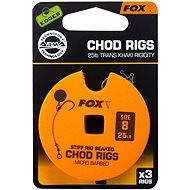 FOX Standard Chod Rigs Barbed Size 8 25lb 3pcs - Rig