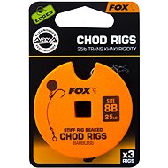 FOX Standard Chod Rigs Barbless Size 8 25lb 3pcs - Rig
