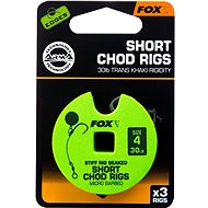 FOX short Chod Rigs Barbed Size 4 30lb 3pcs - Rig