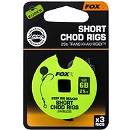 FOX Short Chod Rigs Barbless Size 6 25lb 3pcs - Rig