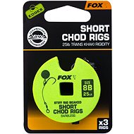 FOX Short Chod Rig Barbless Size 8 25lb 3pcs - Rig