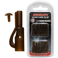 Starbaits Lead Lock Clip, Muddy Brown, 10pcs - Lead Clip