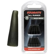 Starbaits Tail Rubbers, Weedy Green, 10pcs - Sleeve