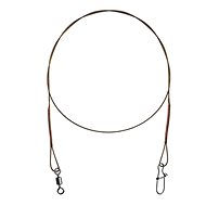 Delphin Steel BOMB! with swivel and carabiner 49 fibres 9kg 30cm 2pcs - Cable