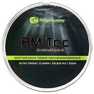 RidgeMonkey RM-Tec Braided Mainline 0.28mm 20lb 300m Green - Line
