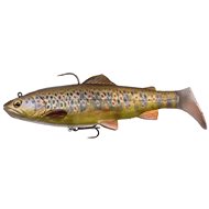 Savage Gear 4D Trout Rattle Shad 12.5cm 35g Dark Brown Trout - Rubber Bait
