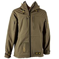 Tactic Carp Softshell Parka with Drill Bag Olive Green - Jacket