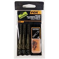 FOX Submerge Leader 30lb Lead Clip Rig + Kwik Change Kit Brown - Assembly