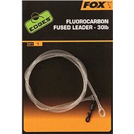FOX Fluorocarbon Fused Leader 30lb + Kwik Change Swivel Size 7 - Rig