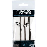 Nash Cling-On Leader Uni Swivel, 45lb, 0.75m, Silt, 3pcs - Rig