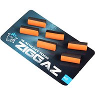 Nash Ziggaz Hi-Attract Foams, Black/Orange, 6pcs - Pop-up foam