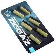 Nash Ziggaz Natural Foams, Black/Green, 6pcs - Pop-up foam