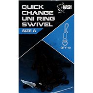 Nash Quick Change Uni Ring Swivel, 10pcs - Swivel