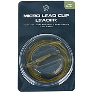 Nash Lead Clip Leader - Micro Ring Swivel, Micro Lead Clip & Tail Rubber, 0.75m - Assembly