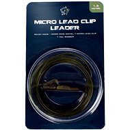 Nash Lead Clip Leader - Micro Ring Swivel, Micro Lead Clip & Tail Rubber, 1.5m - Assembly