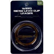 Nash Lead Clip Leader - Micro Ring Swivel, Micro Weed Lead Clip & Tail Rubber 0.75m - Assembly