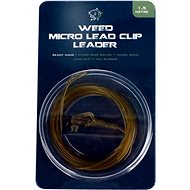 Nash Lead Clip Leader - Micro Ring Swivel, Micro Weed Lead Clip & Tail Rubber, 1.5m - Assembly