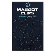 Nash Maggot Clips, Large, 10pcs - Worm Hook