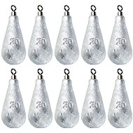 Suretti Pear Bomb with Swivel, 20g, 10pcs - Lead