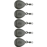 Suretti Long Cast Carp with Eye and Swivel, 55g, Coloured, 5pcs - Lead
