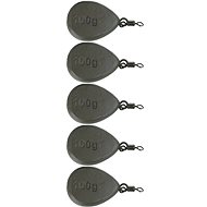 Suretti Long Cast Carp with Eye and Swivel, 180g, Coloured, 5pcs - Lead