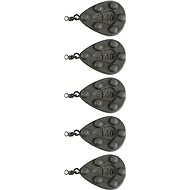 Suretti Lead Stubby with Eye and Swivel, 140g, Coloured, 5pcs - Lead