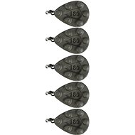 Suretti Lead Stubby with Eye and Swivel, 160g, Coloured, 5pcs - Lead