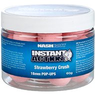 Nash Instant Action Strawberry Crush Pop Ups 18mm 60g - Pop-up Boilies