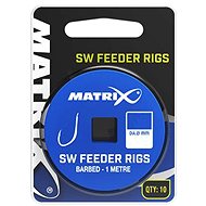 FOX Matrix 1m SW Feeder Rigs 0,145mm Size 18 10pcs - Rig