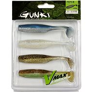 Gunki PEPS Clear Water Kit 1 9cm, 4pcs - Rubber Bait