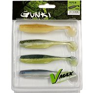 Gunki PEPS Clear Water Kit 2 9cm, 4pcs - Rubber Bait