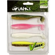 Gunki PEPS Dark Water Kit 1 9cm, 4pcs - Rubber Bait