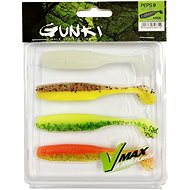 Gunki PEPS Dark Water Kit 2 9cm, 4pcs - Rubber Bait