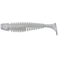 Gunki Tipsy SXL 7.6cm Neon White, 6pcs - Rubber Bait