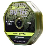 RidgeMonkey RM-Tec Chod Stiff Rig, 0.50mm, 25lb, 20m, Green - Fluorocarbon