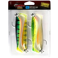 FOX Rage Zander Pro Shad Loaded 12cm 12g Size 4/0 Mixed Colors 4pcs - Rubber Bait