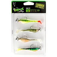 FOX Rage Fish Snax Mini Fry Loaded 7cm 5g Size 1/0 Mixed Colours, 4pcs - Rubber Bait