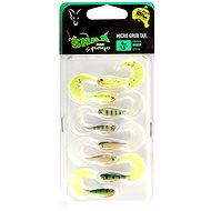 FOX Rage Fish Snax Micro Grub Tail 4cm Mixed Colors 8pcs - Rubber Bait