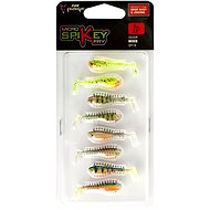 FOX Rage Fish Snax Micro Spikey Shad 4cm Mixed Colours, 8pcs - Rubber Bait