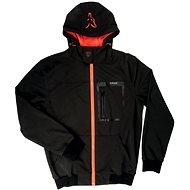 FOX Softshell Hoodie Black / Orange - Jacket