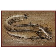 Delphin Retro catfish mat - Doormat