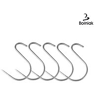 Borniak Smokehouse hooks Type S asymmetric 5pcs - Smokehouse Hook