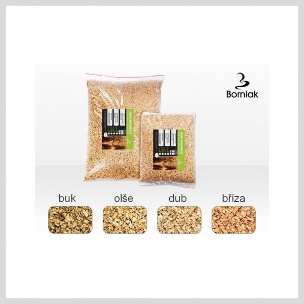 Borniak Smoking Chips, 10l, Alder - Woodchips