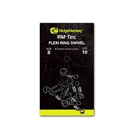 RidgeMonkey RM-Tec Flexi Ring Swivel, Size 8, 10pcs - Swivel