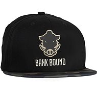 Prologic Bank Bound Flat Cap Black / Camo - Baseball Cap