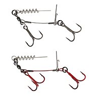 Savage Gear Carbon49 Corkscrew Stinger 2x Size 3/0 31kg 2pcs - Rig